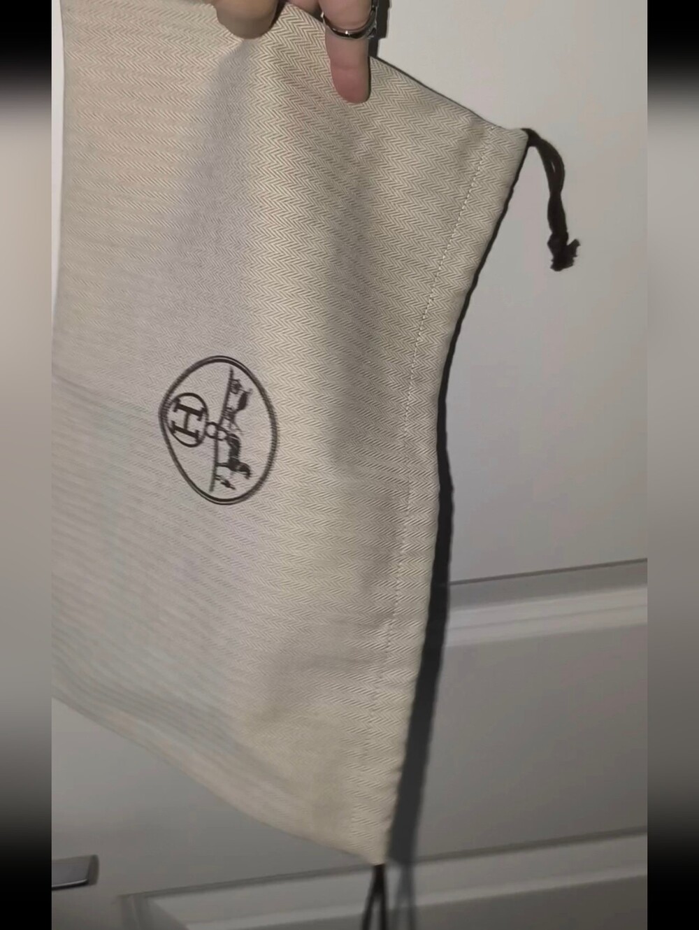 Hermes Drawing Dust Bag MEDIUM - Picture 5 of 13